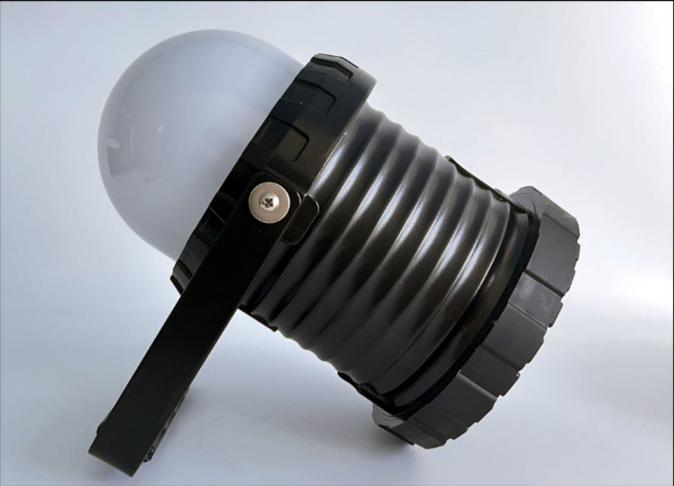 Explosion proof LED light in use showing 360Â° ring light illumination