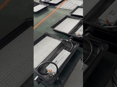 Φωτιστικό LED Solar 50 Watt IP65, Όλα-Μαύρα, Μονοκρυσταλλικό Πυρίτιο Ηλιακό Πάνελ