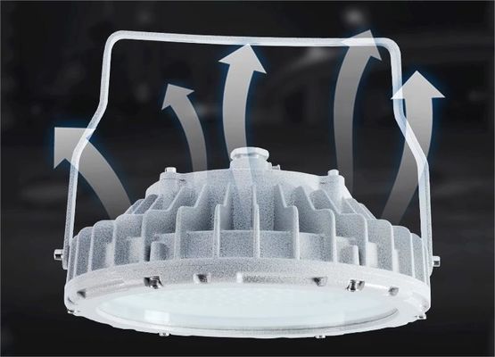 150W Αλουμινίου LED Προστατευτικό φωτισμό Εκρηκτικής Ασφάλειας Υψηλός Φιξάρισμα Λιμάνι με βαθμολογία IP65 για επικίνδυνες τοποθεσίες