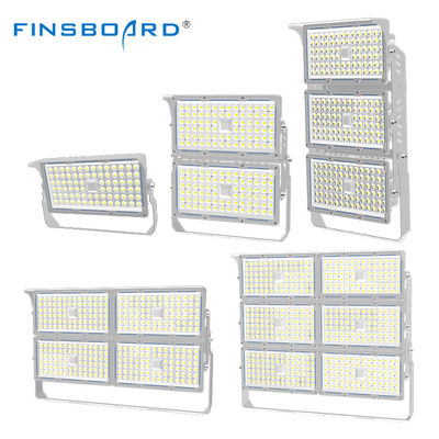 Μονουλογικός προβολέας LED με ρυθμιζόμενο σωλήνα λάμπας από κράμα αλουμινίου και φτερωτή διάχυση θερμότητας για φωτισμό σταδίου