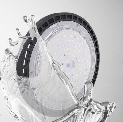 Προσαρμοσμένο φως UFO High Bay 100W 150W 200W IP65 Αδιάβροχο με SMD 3030 LED για Αποθήκες και Εργοστάσια