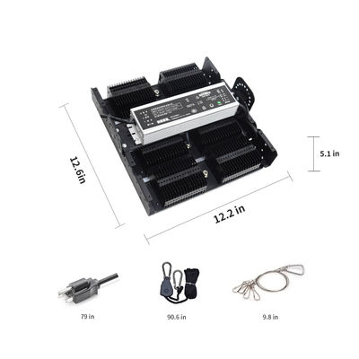 Φάσματος πλήρους 250W T5 LED Φωτιστικό ανάπτυξης με παθητική θερμική διαχείριση για φυτά εσωτερικού χώρου