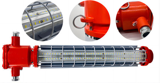 IP65 Exde Mb WF2 Ασφαλής από έκρηξη LED γραμμικό φως για επικίνδυνα σημεία