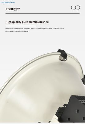 Αδιάβροχα φώτα LED High Bay IP65 200W-700W Φώτα γερανού πύργου με απόδοση 140lm/W