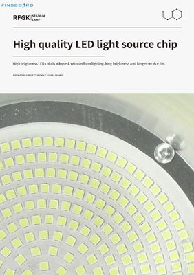 Αδιάβροχα φώτα LED High Bay IP65 200W-700W Φώτα γερανού πύργου με απόδοση 140lm/W