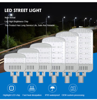 SMD3030 LED Street Light IP65 Αδιάβροχο εξωτερικό φως LED με προσαρμόσιμη ισχύ