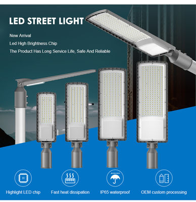 Ρυθμιζόμενο Φωτιστικό Δρόμου LED 50W έως 200W IP66 Αδιάβροχο με Τεχνολογία LED SMD για Φωτισμό Αυτοκινητοδρόμων και Κήπων