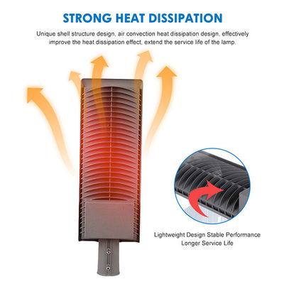 Πυροστασία IP66 LED Street Light με αποδοτικότητα 120lm/W και ευρεία τάση AC85-265V για αυτοκινητόδρομους