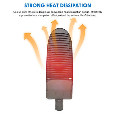 Αδιάβροχο φως δρόμου LED IP66 με θερμοκρασία χρώματος 3000-6500K και υψηλή φωτεινότητα για φωτισμό αυτοκινητοδρόμων εξωτερικού χώρου