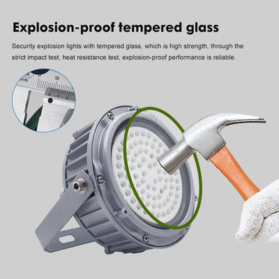 Αδιάβροχος λαμπτήρας High Bay IP65 50W 100W 150W LED Αντιεκρηκτικός Φωτισμός με Αλουμίνιο + Σκληρυμένο Γυαλί