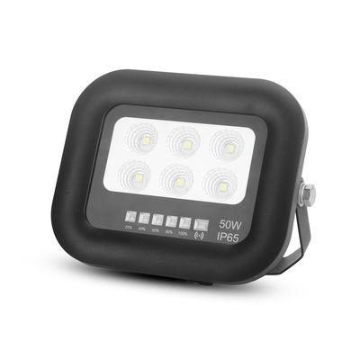 Φωτιστικό LED Solar 50 Watt IP65, Όλα-Μαύρα, Μονοκρυσταλλικό Πυρίτιο Ηλιακό Πάνελ