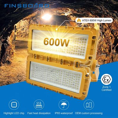 600W LED ανθεκτικό σε έκρηξη φως ATEX IIB T6 IP65 RFEPL8280 60° ΦΩΤΟΣ