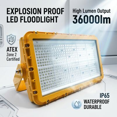 600W ανθεκτικό σε έκρηξη LED φως ATEX στενή ακτίνα 60° μακροχρόνια πύργος καμινάδα 72000lm IP66 Die-Cast αλουμίνιο ADC12