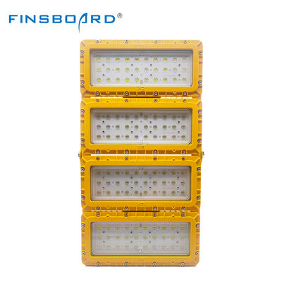 600W LED ανθεκτικό σε έκρηξη φως πλημμύρας 15° Ultra-Narrow Helideck Ελικόπτερο CAP 437 IECEx IP66 Die-Cast Αλουμίνιο ADC12