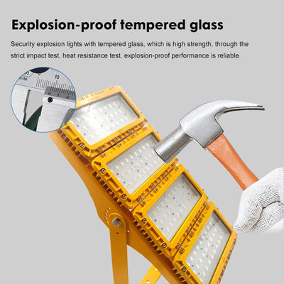 600W LED αντιεκρηκτικό φωτιστικό πλημμύρας 90° Επιτοίχια βάση Εξωτερική περίμετρος ATEX IIB T6 RFEPL8280 Φωτισμός