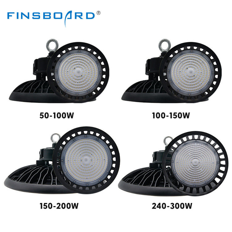 Υψηλή φωτεινότητα IP65 Αδιάβροχο UFO LED High Bay Light 100W-300W για βιομηχανικό φωτισμό