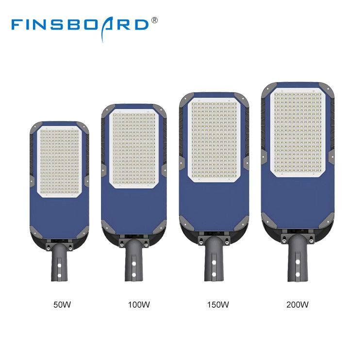 Διά-Casting Αλουμίνιο IP66 Αδιάβροχο LED Street Light με θερμοκρασία χρώματος 3000K-6500K για εξωτερικό φωτισμό υψηλής ισχύος