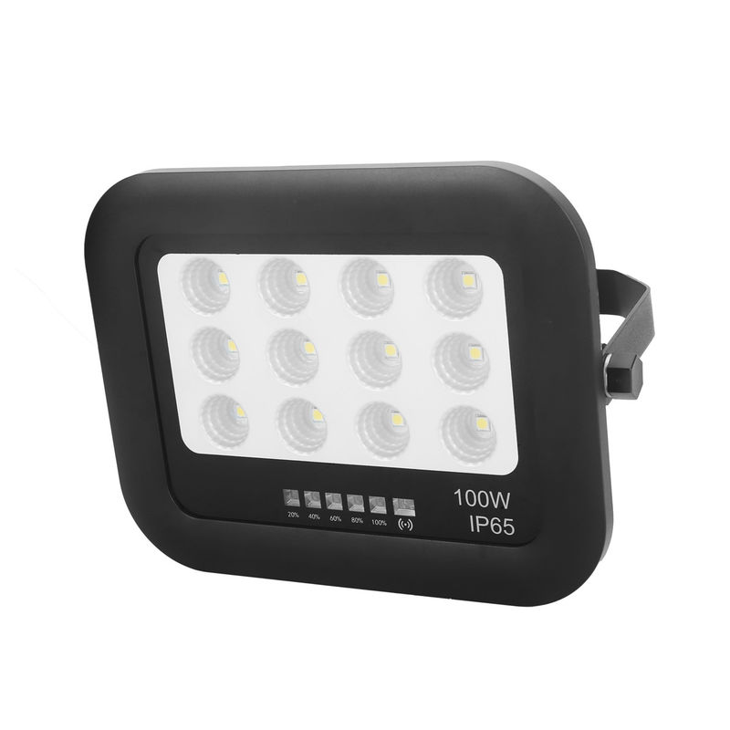 Εξωτερικός κήπος Ip65 ABS θερμαινόμενο γυαλί ηλιακό φως φωτεινό προβολέα 100w LED ηλιακό φως πλημμύρας