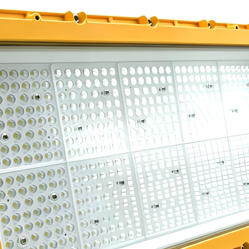 600W LED Explosion Proof Flood Light 30° Boom Pole Long-Range Site Perimeter Grey ATEX IIB T6 IP65 RFEPL8280 Lighting
