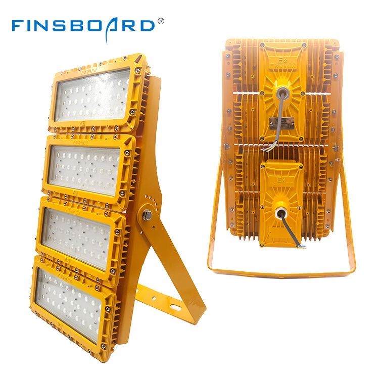 600W LED ανθεκτικό σε έκρηξη φως πλημμύρας DC Ηλιακή χαμηλής τάσης εκτός δικτύου Απομακρυσμένη σωληνώσεις πηγάδι IP66 Die-Cast Αλουμίνιο ADC12