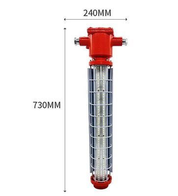 2700K-6500K LED ανθεκτικό σε έκρηξη γραμμικό φως ανθεκτικό στη διάβρωση WF2