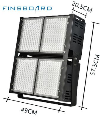 Δοκιμαστικό φωτισμό LED σταδίου 6500w 45° Γωνία φακού