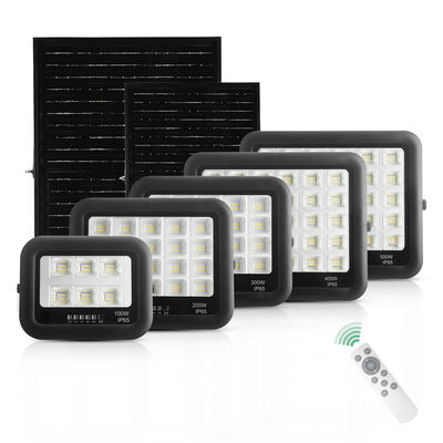 Ip65 ABS θερμαινόμενο γυαλί ηλιακό φως 100w 200w 300w 400w 500w LED ηλιακό φως πλημμύρας