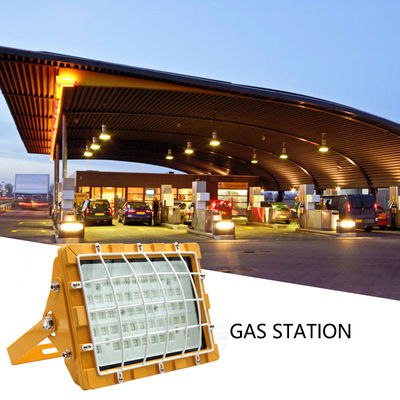 Αλουμινένιο θερμανμένο γυαλί IP65 150W ανθεκτικό σε έκρηξη LED φωτιστικό για επικίνδυνα σημεία